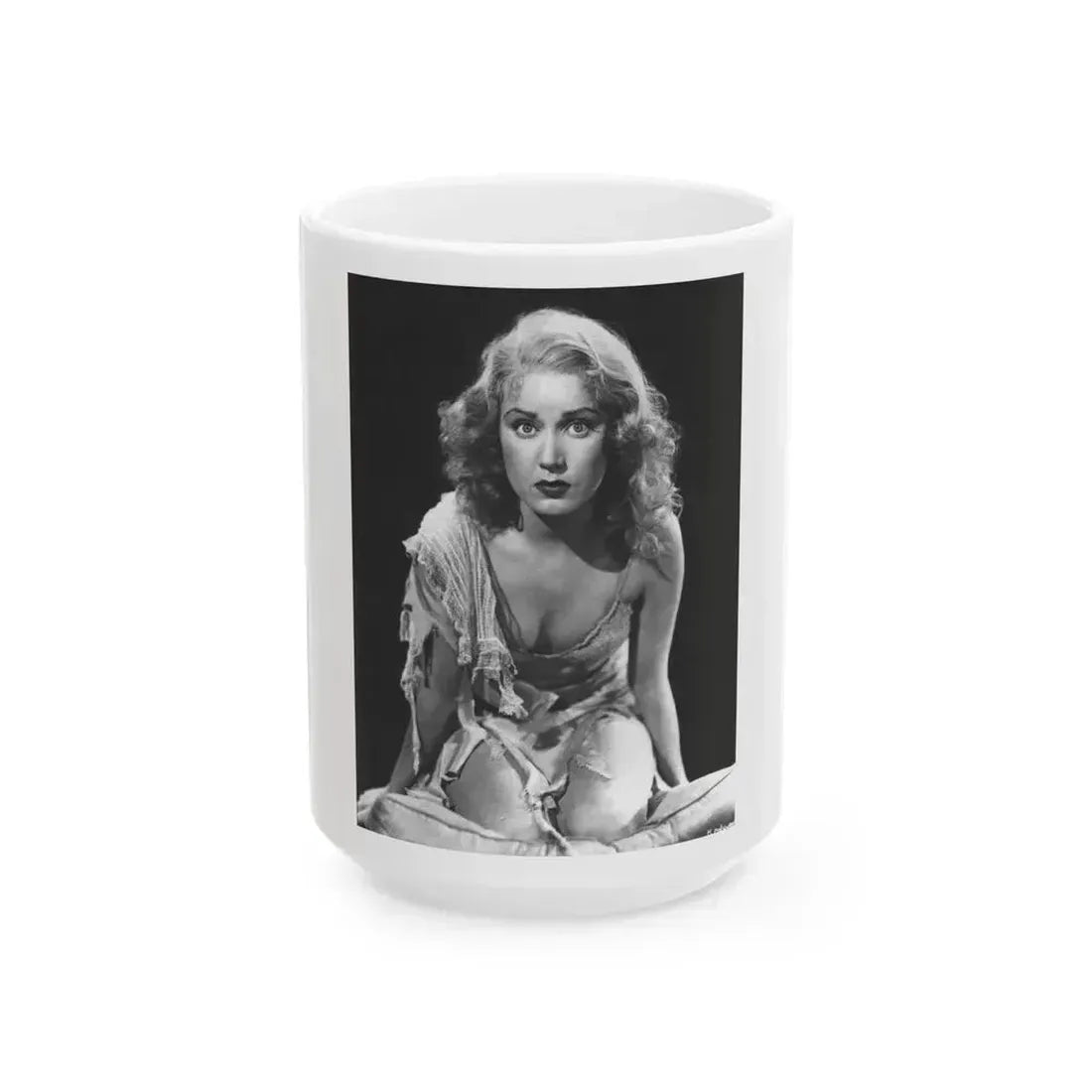 Fay Wray #34 (Vintage Female Icon) White Coffee Mug 15oz - Go Mug Yourself