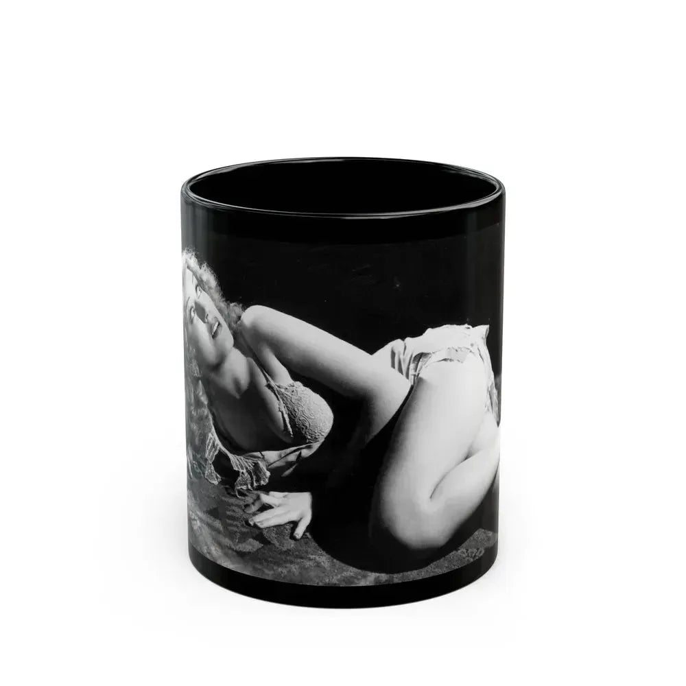 Fay Wray #35 (Vintage Female Icon) Black Coffee Mug 11oz - Go Mug Yourself