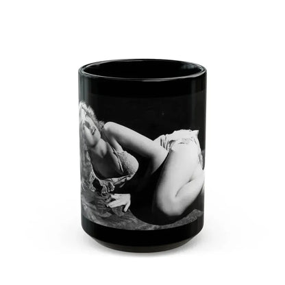 Fay Wray #35 (Vintage Female Icon) Black Coffee Mug 15oz - Go Mug Yourself