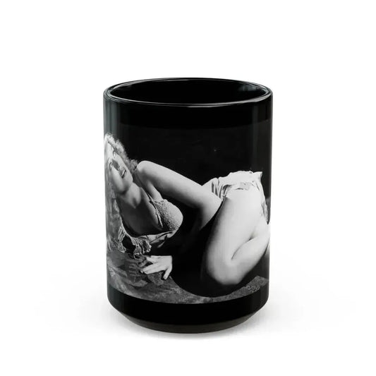 Fay Wray #35 (Vintage Female Icon) Black Coffee Mug 15oz - Go Mug Yourself