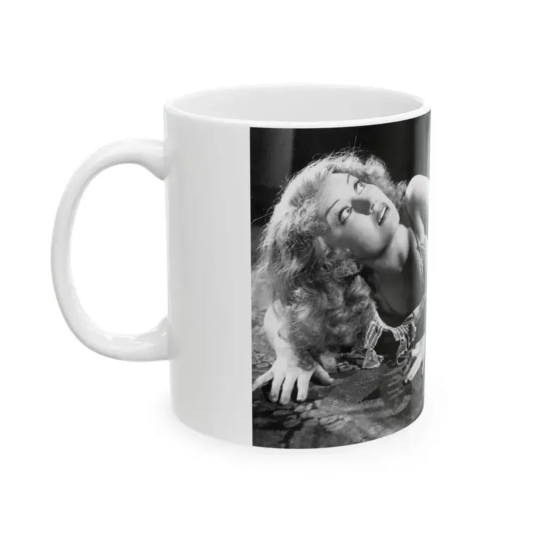 Fay Wray #35 (Vintage Female Icon) White Coffee Mug - Go Mug Yourself