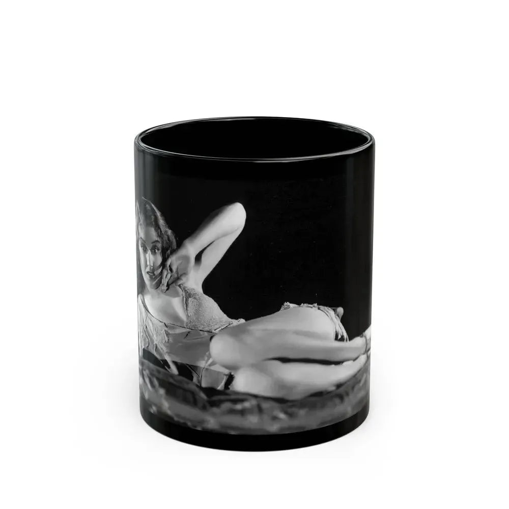 Fay Wray #36 (Vintage Female Icon) Black Coffee Mug 11oz - Go Mug Yourself
