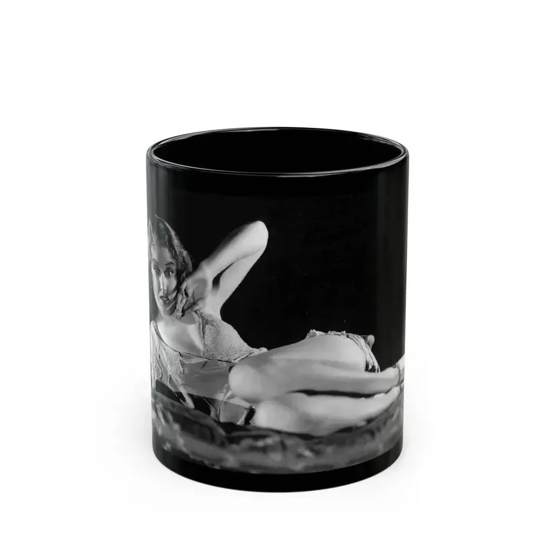 Fay Wray #36 (Vintage Female Icon) Black Coffee Mug 11oz - Go Mug Yourself