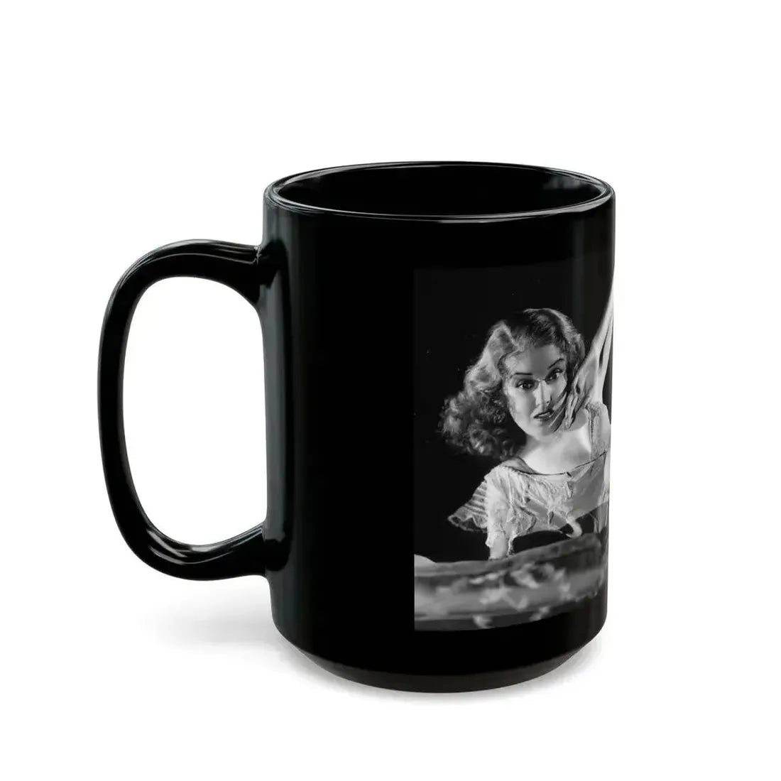Fay Wray #36 (Vintage Female Icon) Black Coffee Mug - Go Mug Yourself