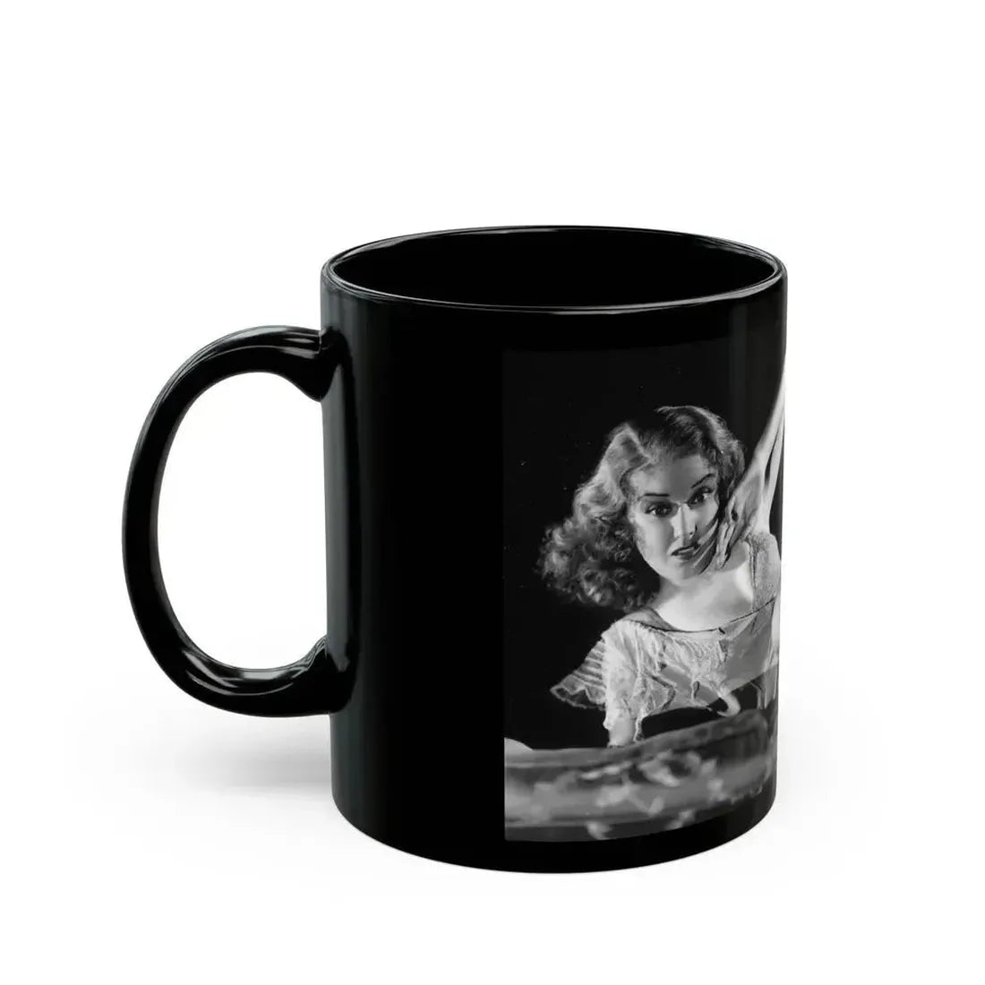 Fay Wray #36 (Vintage Female Icon) Black Coffee Mug - Go Mug Yourself