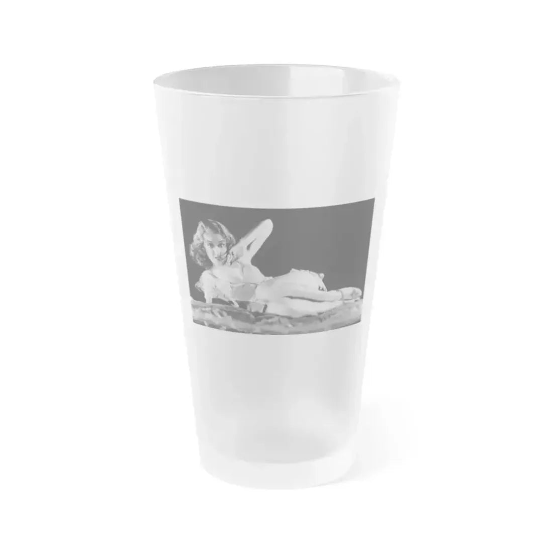 Fay Wray #36 (Vintage Female Icon) Frosted Pint Glass 16oz 16oz Frosted - Go Mug Yourself