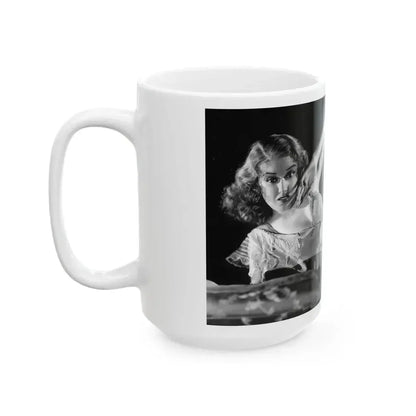 Fay Wray #36 (Vintage Female Icon) White Coffee Mug - Go Mug Yourself