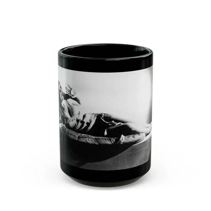 Fay Wray #37 (Vintage Female Icon) Black Coffee Mug 15oz - Go Mug Yourself