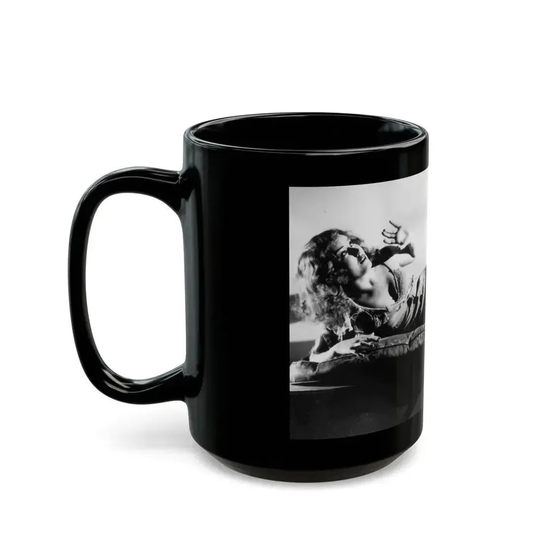 Fay Wray #37 (Vintage Female Icon) Black Coffee Mug - Go Mug Yourself