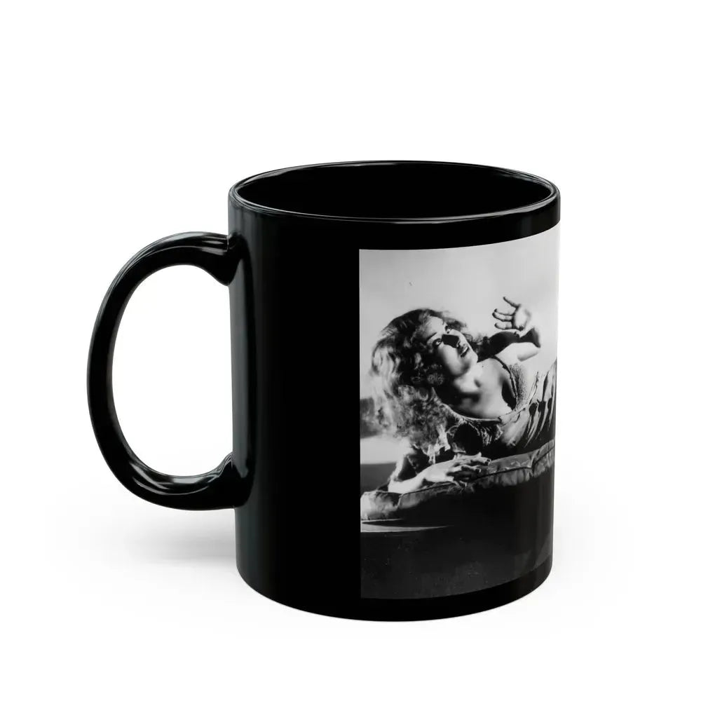 Fay Wray #37 (Vintage Female Icon) Black Coffee Mug - Go Mug Yourself