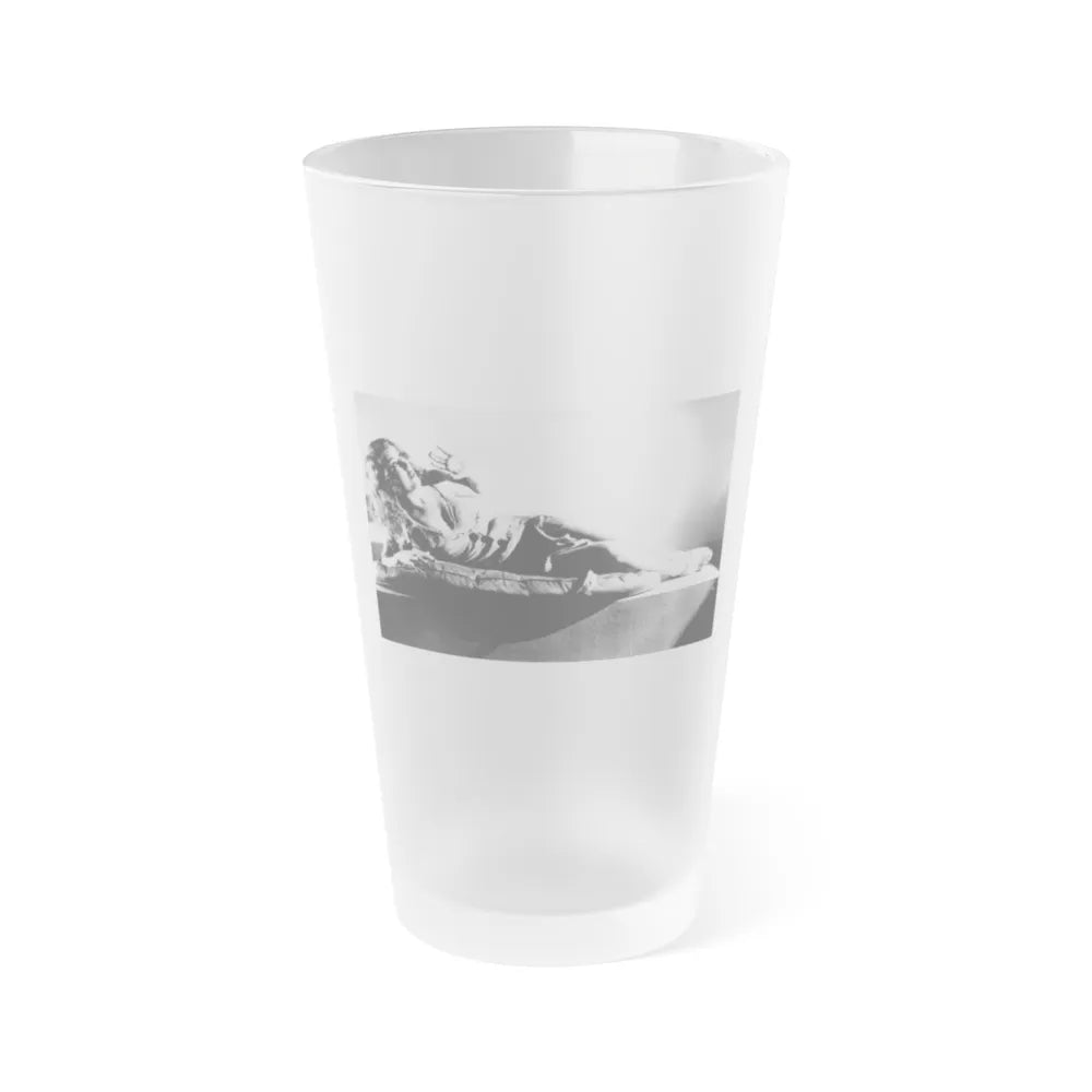 Fay Wray #37 (Vintage Female Icon) Frosted Pint Glass 16oz-16oz-Frosted-Go Mug Yourself