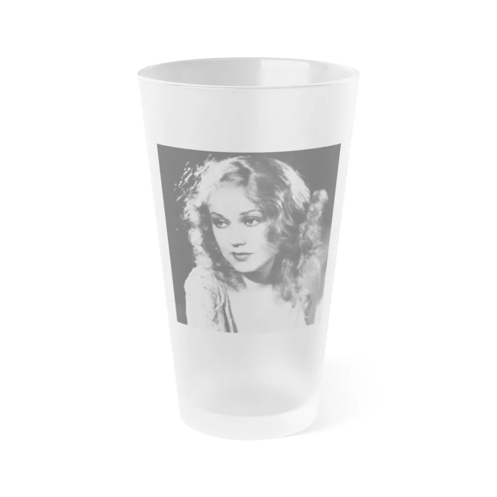 Fay Wray #38 (Vintage Female Icon) Frosted Pint Glass 16oz-16oz-Frosted-Go Mug Yourself