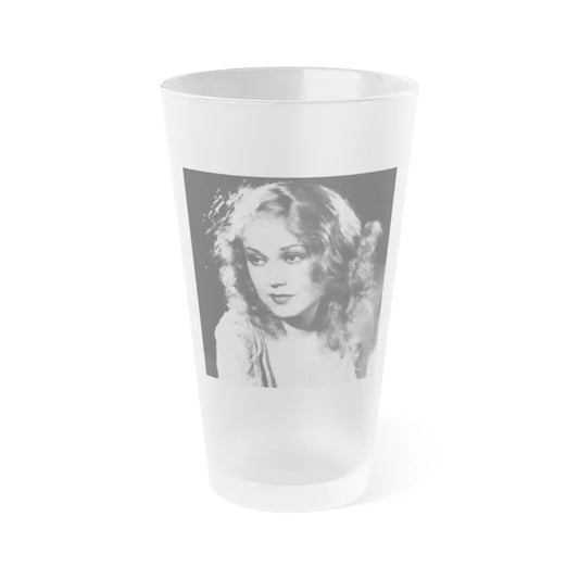 Fay Wray #38 (Vintage Female Icon) Frosted Pint Glass 16oz-16oz-Frosted-Go Mug Yourself