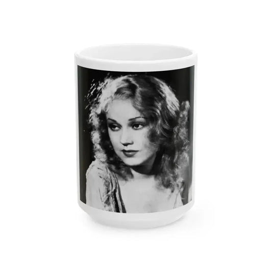 Fay Wray #38 (Vintage Female Icon) White Coffee Mug 15oz - Go Mug Yourself