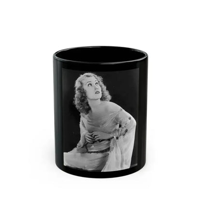 Fay Wray #40 (Vintage Female Icon) Black Coffee Mug 11oz - Go Mug Yourself