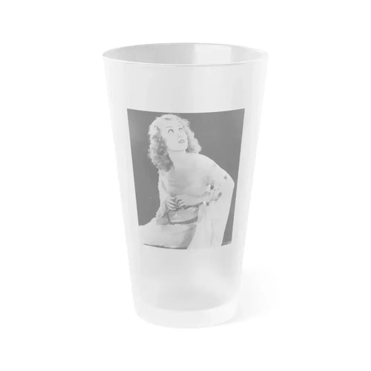Fay Wray #40 (Vintage Female Icon) Frosted Pint Glass 16oz 16oz Frosted - Go Mug Yourself