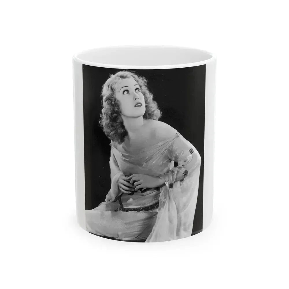 Fay Wray #40 (Vintage Female Icon) White Coffee Mug 11oz - Go Mug Yourself
