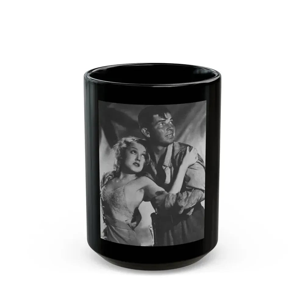 Fay Wray #43 (Vintage Female Icon) Black Coffee Mug 15oz - Go Mug Yourself