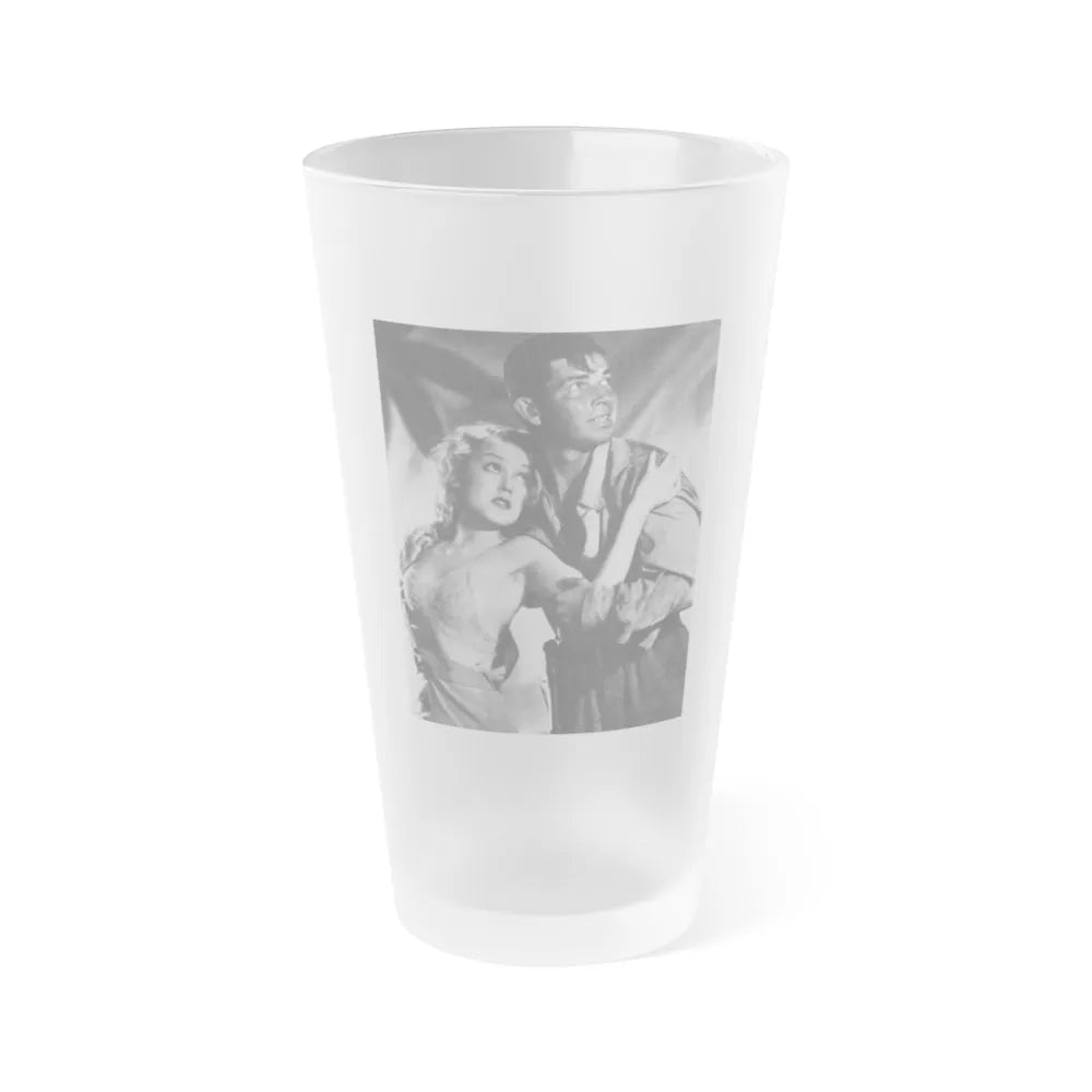 Fay Wray #43 (Vintage Female Icon) Frosted Pint Glass 16oz-16oz-Frosted-Go Mug Yourself