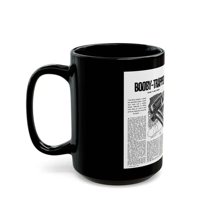 Booby-Trapped, Adam magazine, October 1963 - Black Coffee Mug-Go Mug Yourself