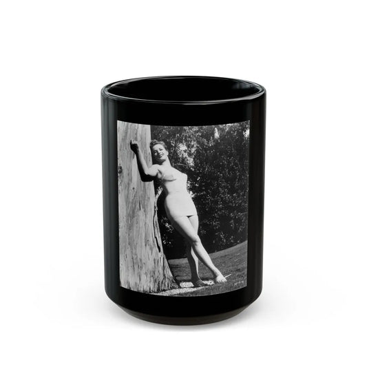 Coleen Gray #104 (Vintage Female Icon) Black Coffee Mug-15oz-Go Mug Yourself