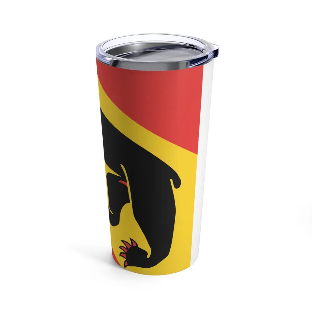 Flag of Canton of Bern Switzerland - Tumbler 20oz-Go Mug Yourself