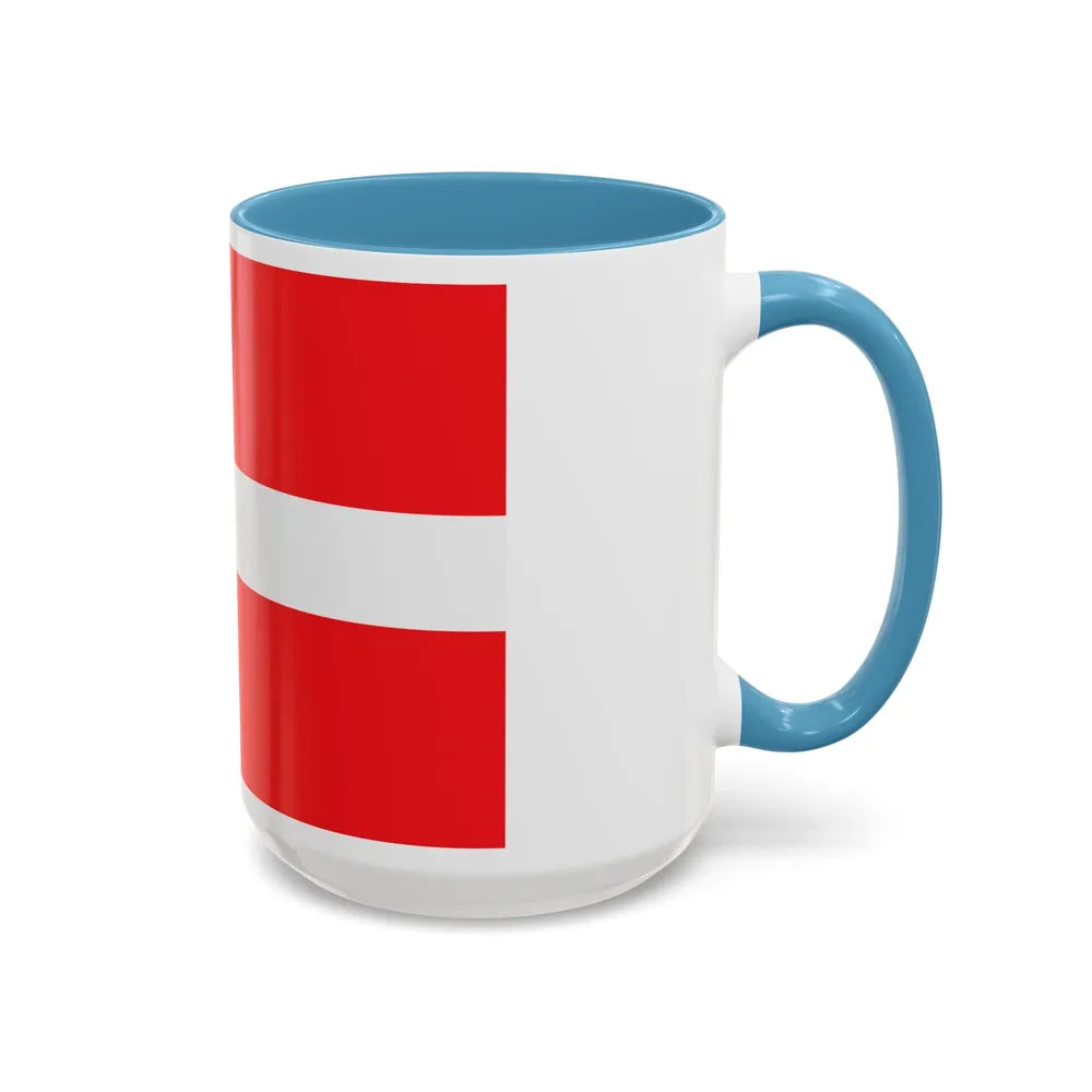 Flag of Gori Georgia - Accent Coffee Mug-Go Mug Yourself