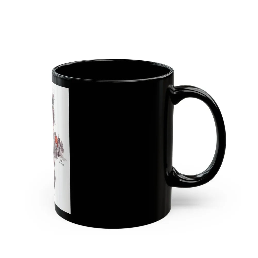 Garry Talks Turkey (1), American Boy, July 1926 - Black Coffee Mug-Go Mug Yourself