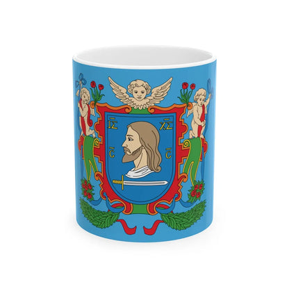 Flag of Viciebsk Vitebsk Russia - White Coffee Mug-11oz-Go Mug Yourself