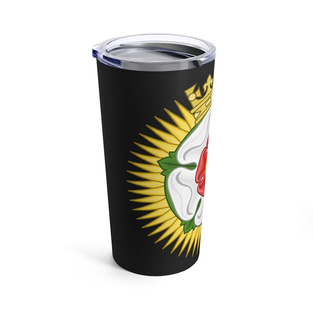 Tudor Rose and Arrows Badge - Tumbler 20oz-Go Mug Yourself