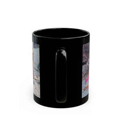 Julie Ege #181 (Vintage Female Icon) Black Coffee Mug-Go Mug Yourself