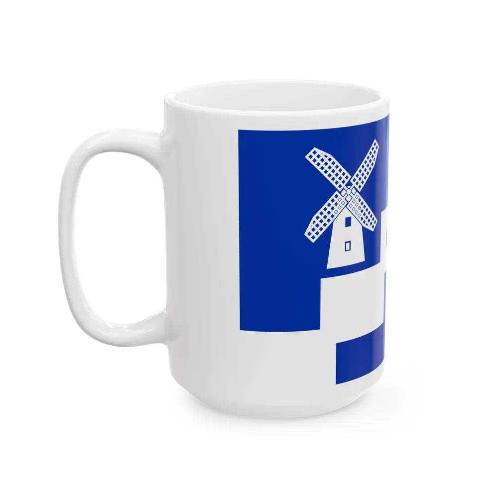 Flag of Staining UK - White Coffee Mug-Go Mug Yourself