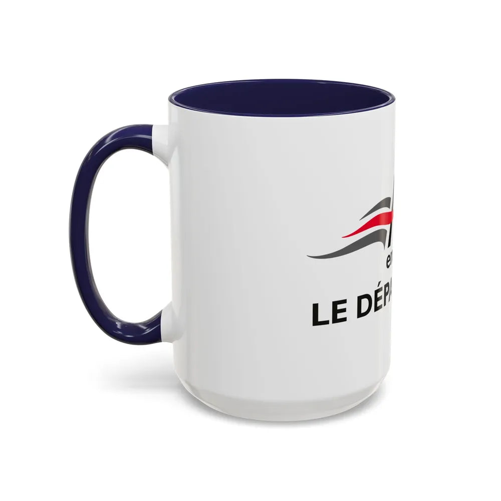 Flag of Aube France - Accent Coffee Mug-Go Mug Yourself