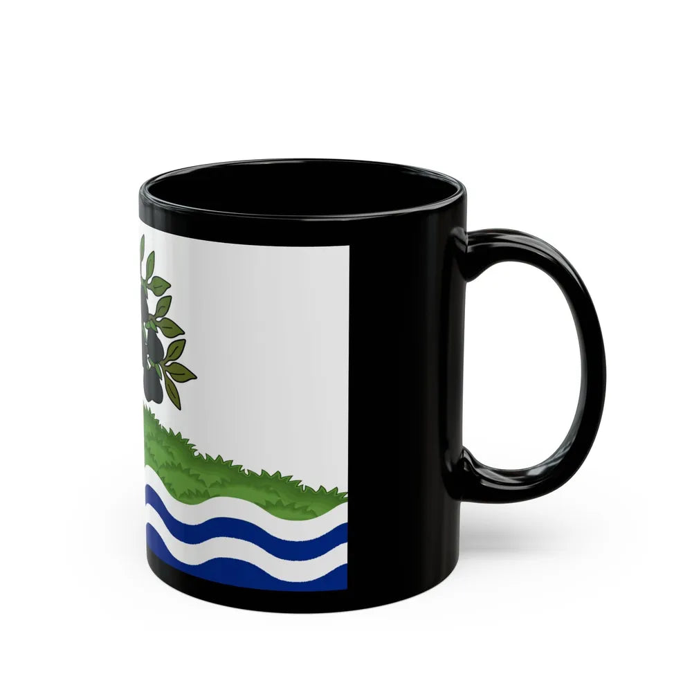 Flag of Worcestershire UK - Black Coffee Mug-Go Mug Yourself