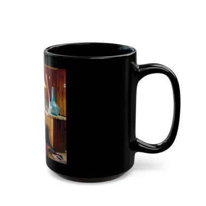 Eve Meyer #39 (Vintage Female Icon) Black Coffee Mug-Go Mug Yourself