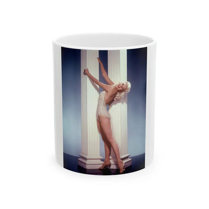 Jayne Mansfield #241 (Vintage Female Icon) White Coffee Mug-11oz-Go Mug Yourself