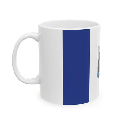 Flag of Novgorod Oblast Russia - White Coffee Mug-Go Mug Yourself