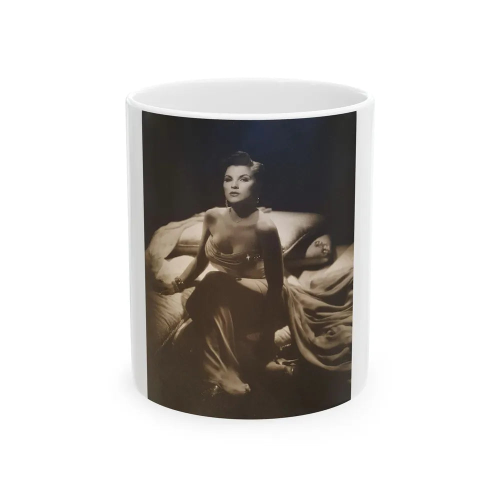 Debra Paget #644 (Vintage Female Icon) White Coffee Mug-11oz-Go Mug Yourself