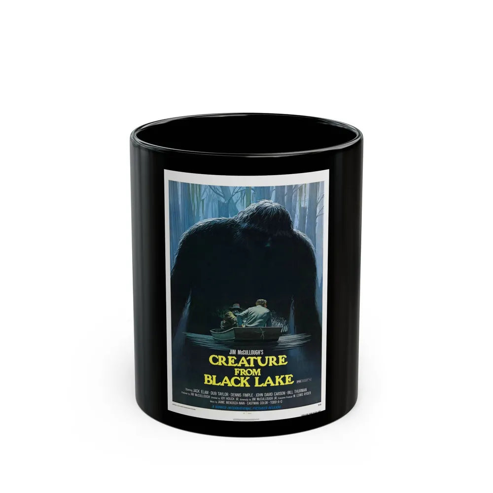 CREATURE FROM BLACK LAKE 1976 Movie Poster - Black Coffee Mug-11oz-Go Mug Yourself