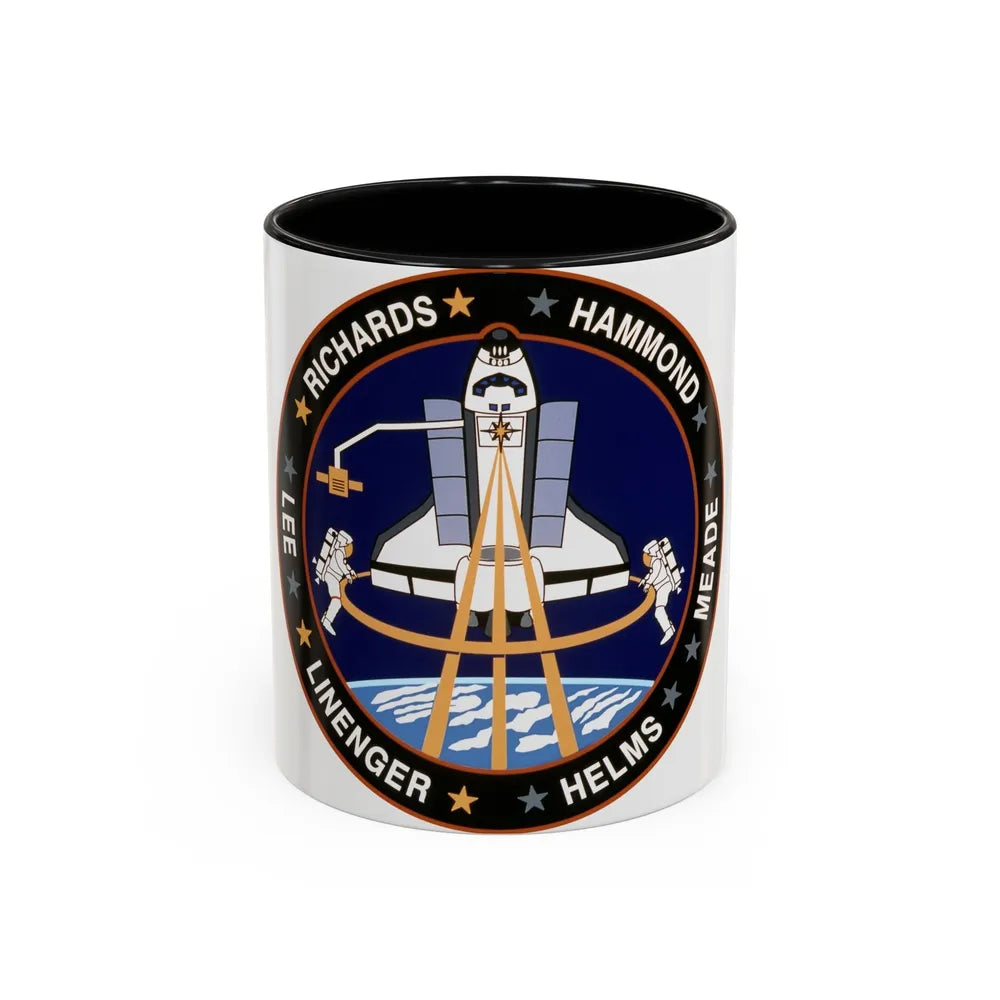 STS 64 (NASA) Accent Coffee Mug-11oz-Black-Go Mug Yourself