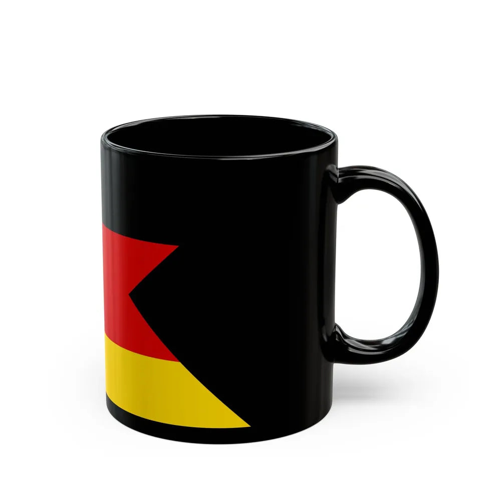 Flag of President of Deutsche Bundespost Germany - Black Coffee Mug-Go Mug Yourself