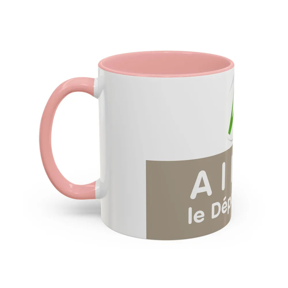 Flag of Allier France - Accent Coffee Mug-Go Mug Yourself