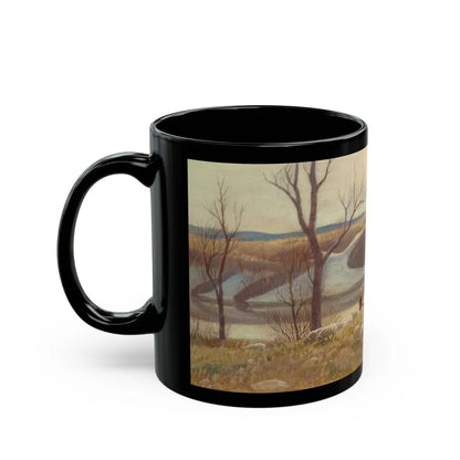 Early Spring - Black Coffee Mug-Go Mug Yourself