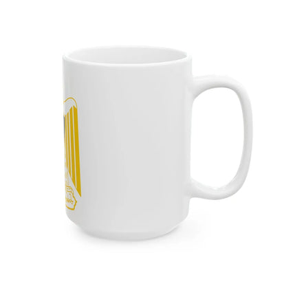 Coat of arms of Egypt (variant) - White Coffee Mug-Go Mug Yourself