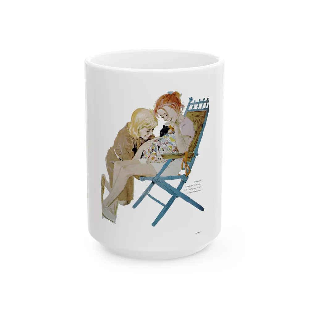 Cousin Junip, Good Housekeeping, January 1963 - White Coffee Mug-15oz-Go Mug Yourself