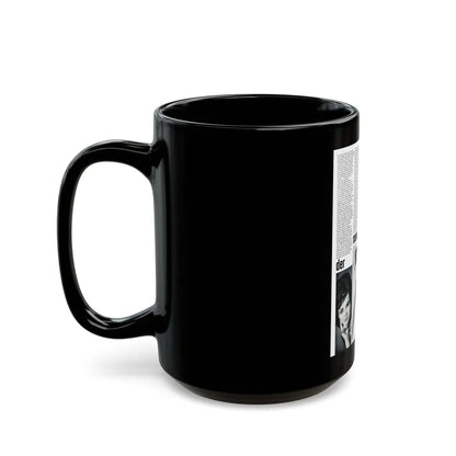 Gila Golan #184 (Vintage Female Icon) Black Coffee Mug-Go Mug Yourself