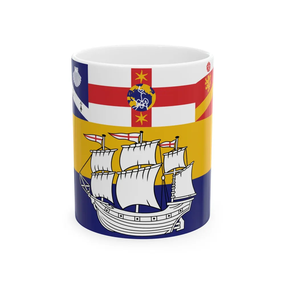 Flag of the City of Sydney Australia - White Coffee Mug-11oz-Go Mug Yourself