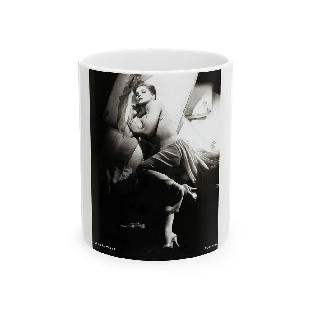 Debra Paget #452 1 (Vintage Female Icon) White Coffee Mug-11oz-Go Mug Yourself