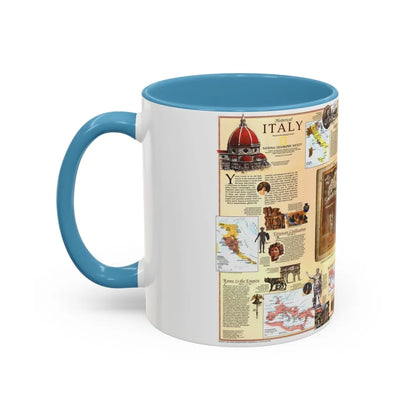 Italy - Historical (1995) (Map) Accent Coffee Mug-Go Mug Yourself