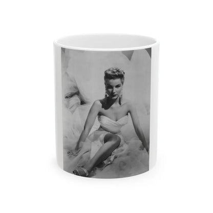 Debra Paget #538 (Vintage Female Icon) White Coffee Mug-11oz-Go Mug Yourself